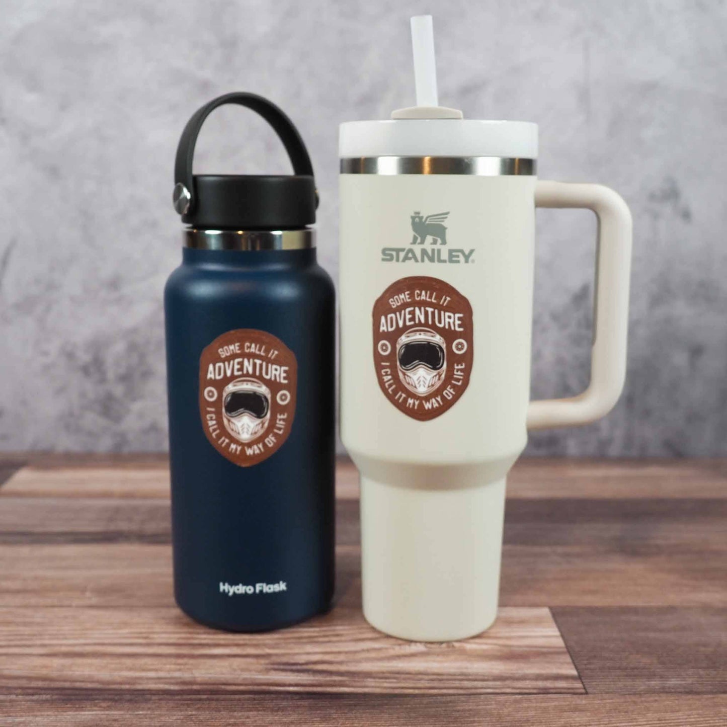 Some Call it Adventure Motorcycle Quote Sticker