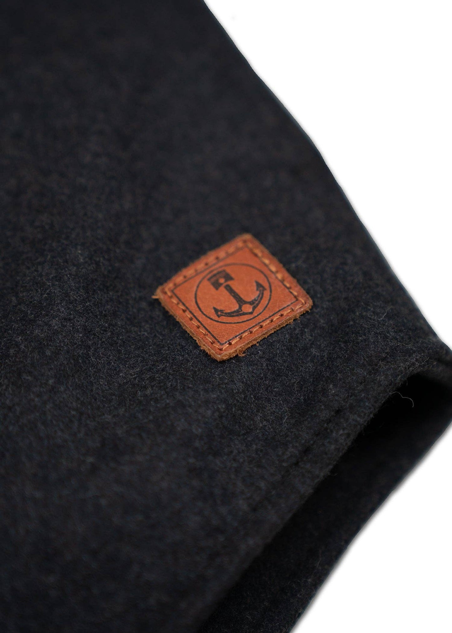 Peak Wool Blend Shirt: Anthracite / XX-Large