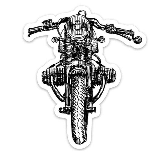 Vintage German Motorcycle R65 Cafe Racer Vinyl Sticker