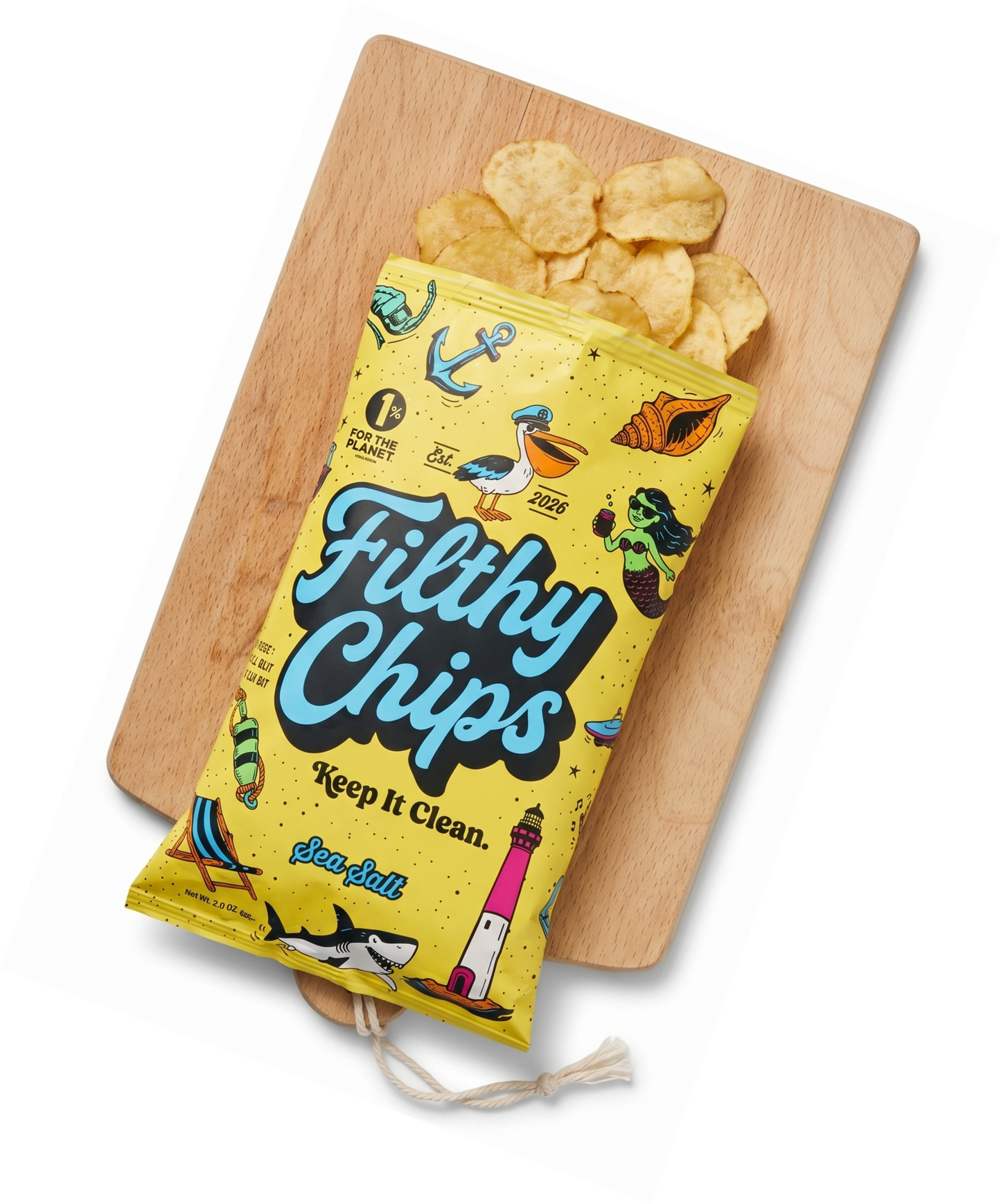 Sea Salt Avocado Oil Kettle Potato Chips - 2oz