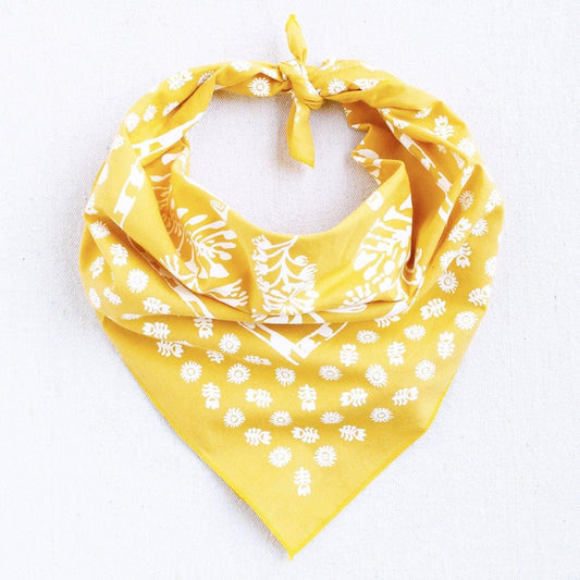 Floral Bandana l Yellow
