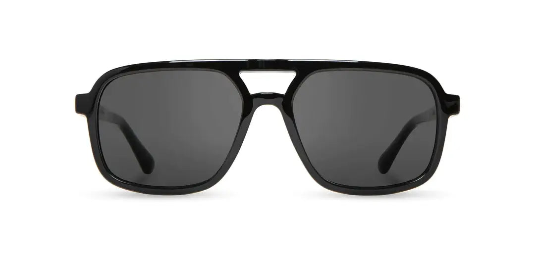 CAMP Glacier Sunglasses - Black: Basic Polarized Grey