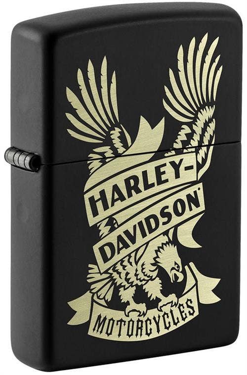 Harley-Davidson Black Matte Zippo Lighter