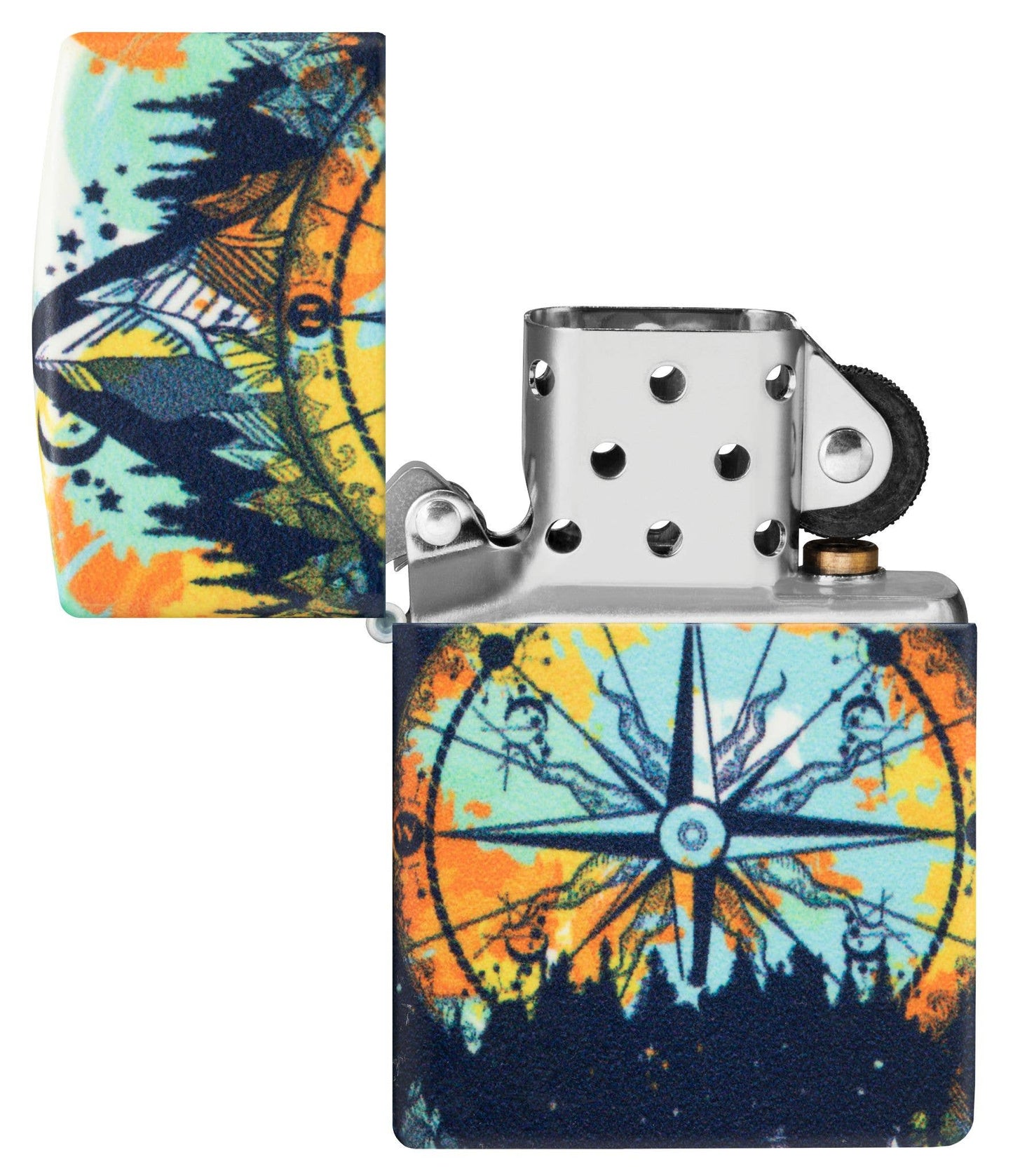 Zippo Compass 540 Color Glow In The Dark Windproof Lighter