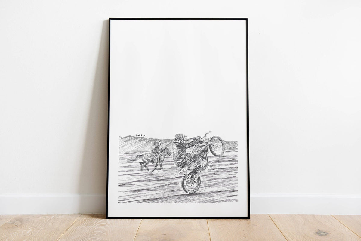 PRINT “Riders on the Beach”