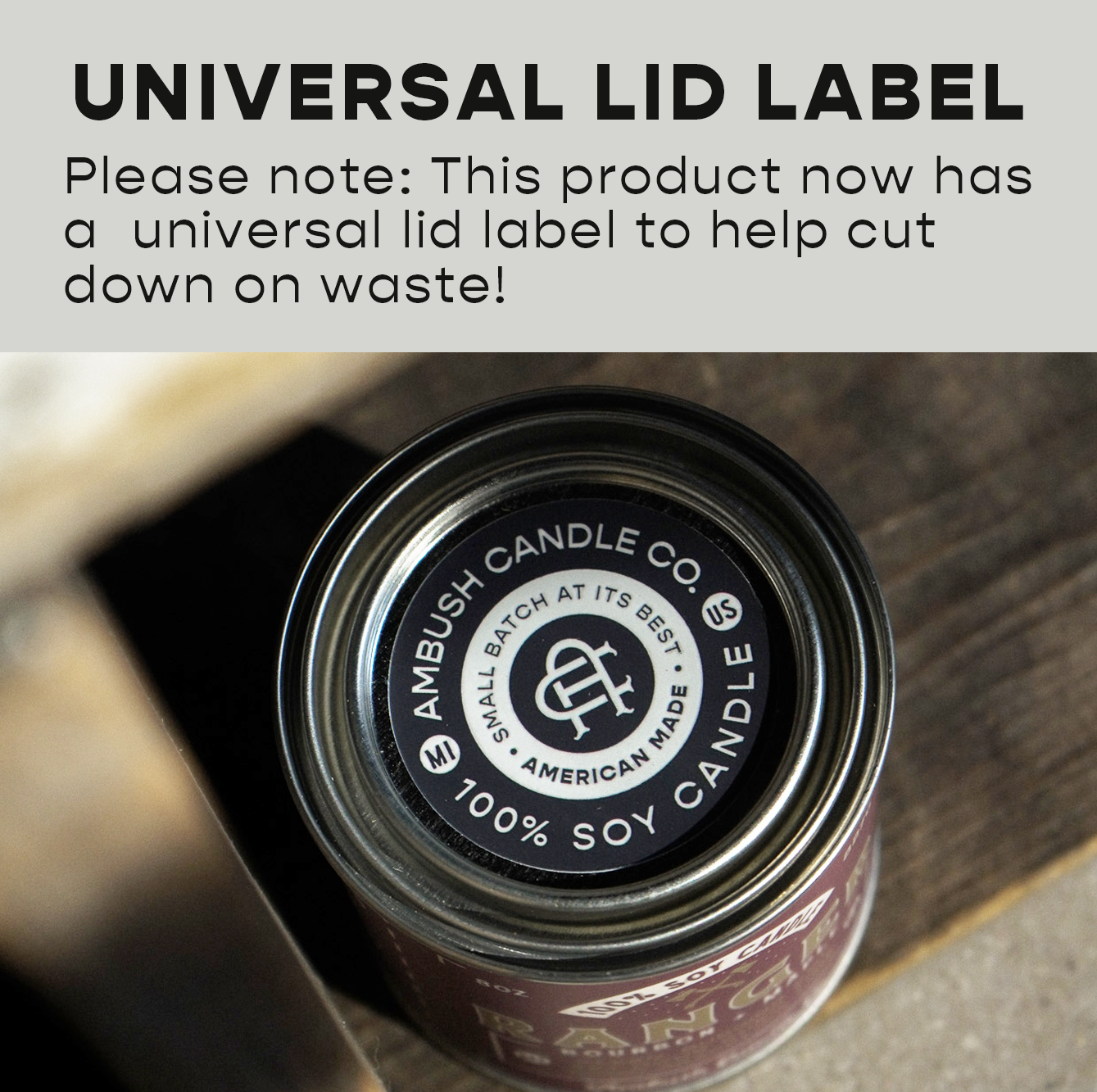 Outlaw | Cinnamon + Vetiver 8oz Soy Candle