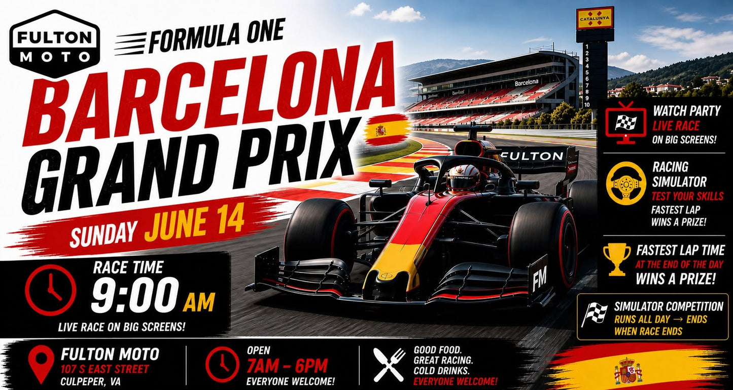 Formula 1 Watch Party and F1 Simulator 6/14