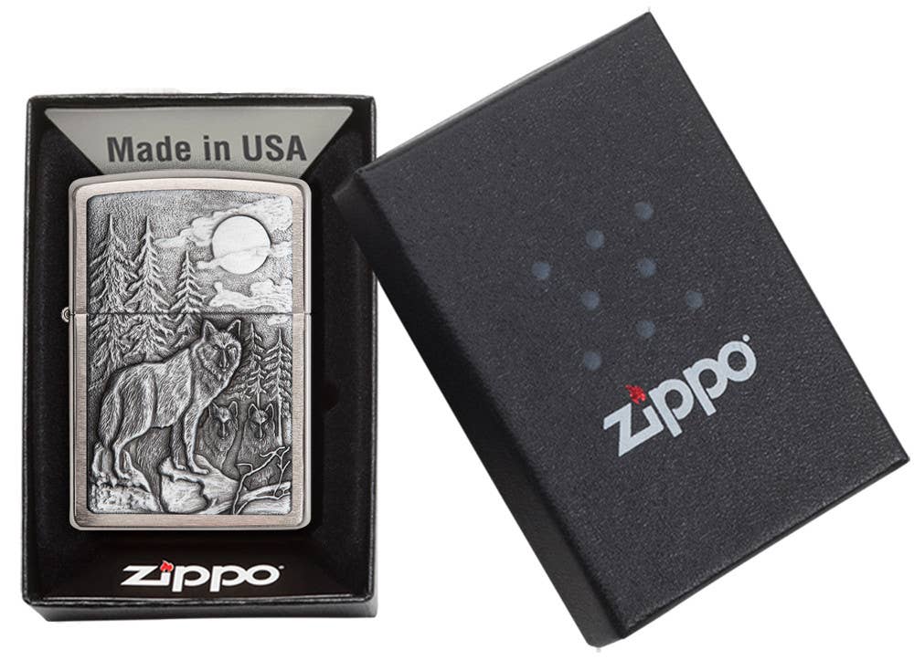 Zippo Timberwolves Emblem Windproof Lighter