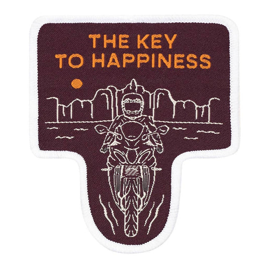 The Key To Happiness - Motorcycle Patch