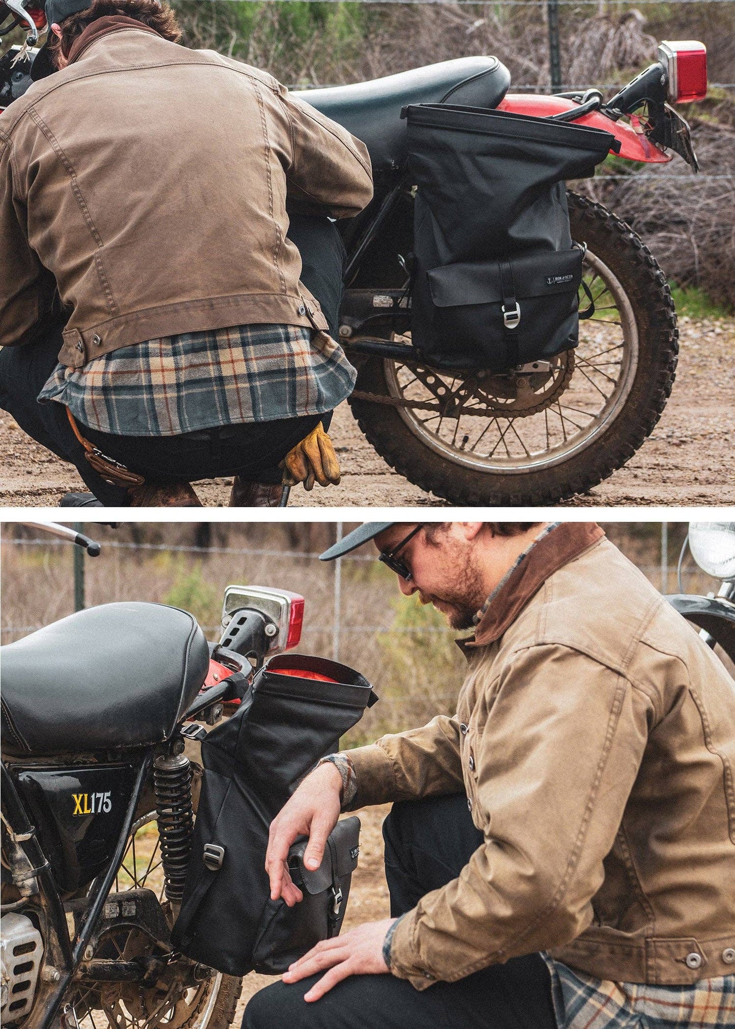 Moto Pannier Bag: Black / One Size