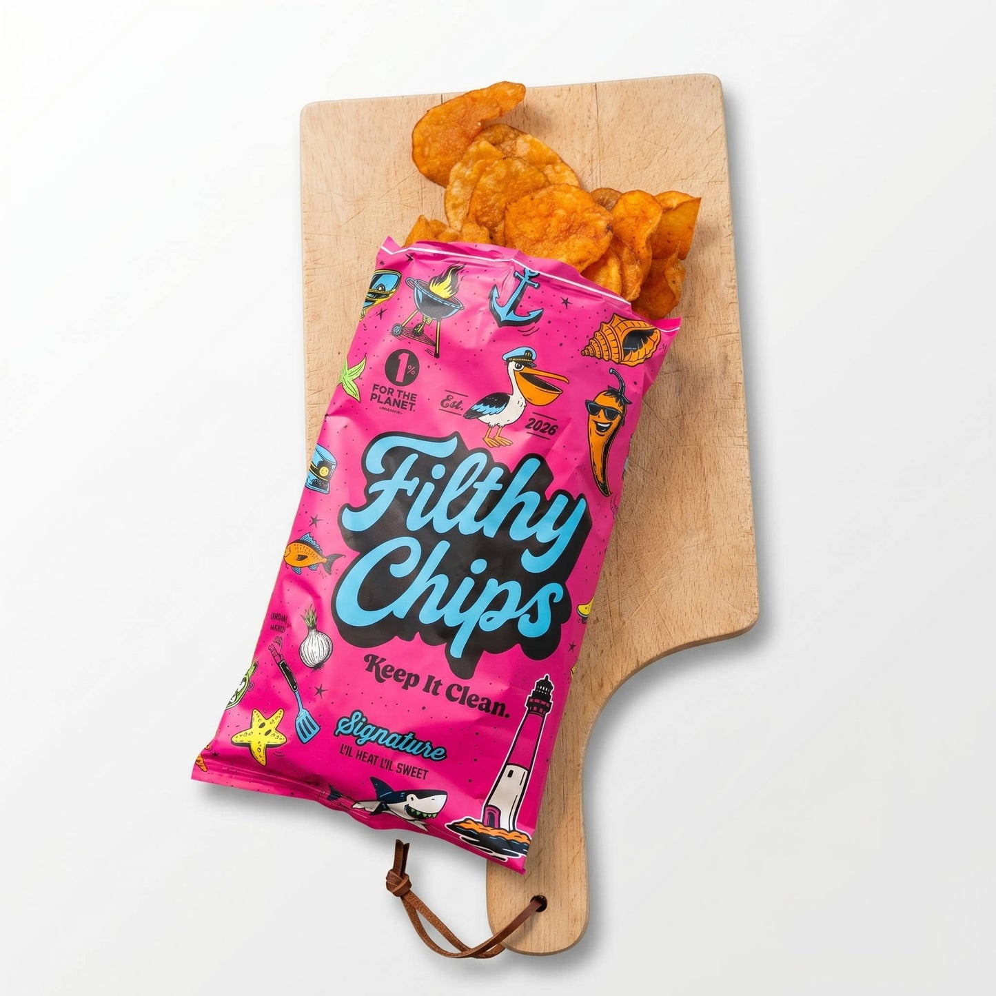 Signature Avocado Oil Kettle Chips, Lil Heat Lil Sweet - 2oz