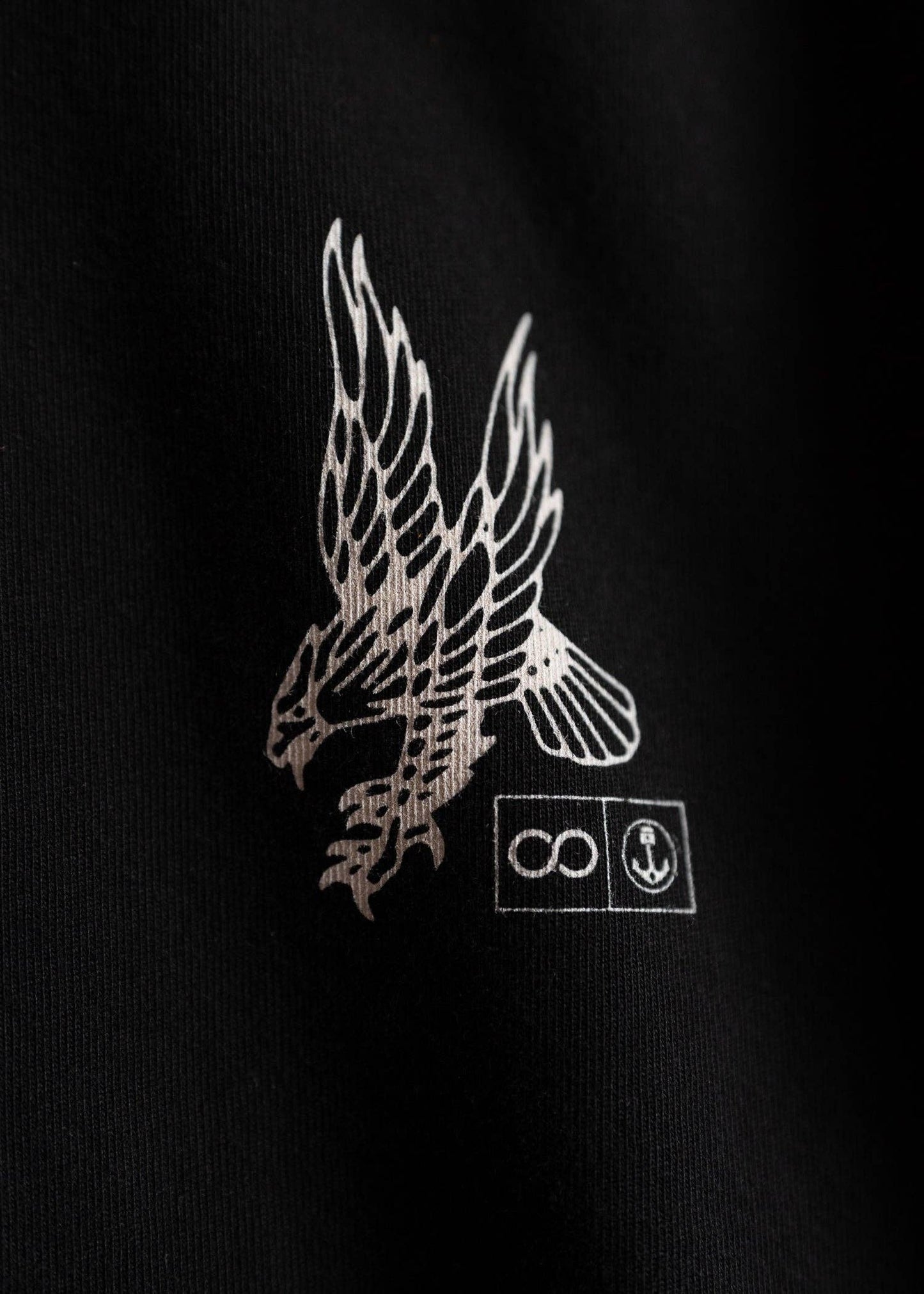 INR X Vahna Eagle Tee: Black / XX-Large