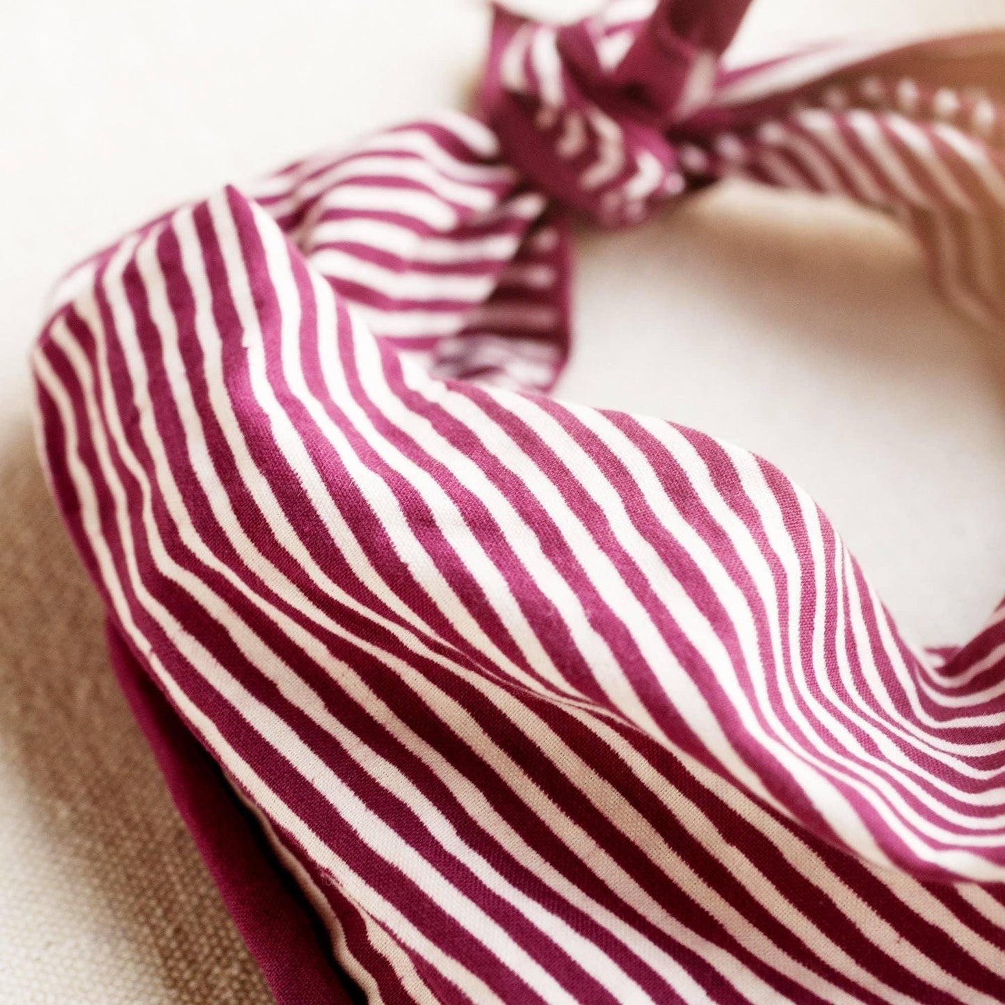 Striped Bandana l Wine