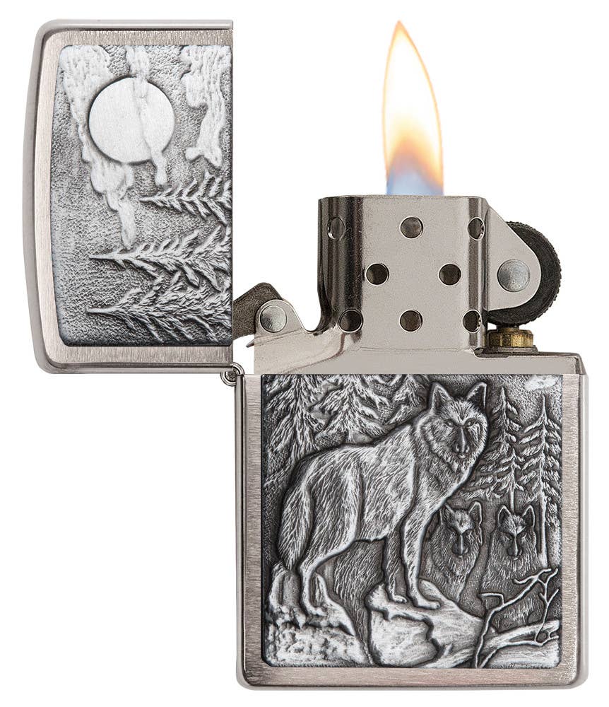 Zippo Timberwolves Emblem Windproof Lighter