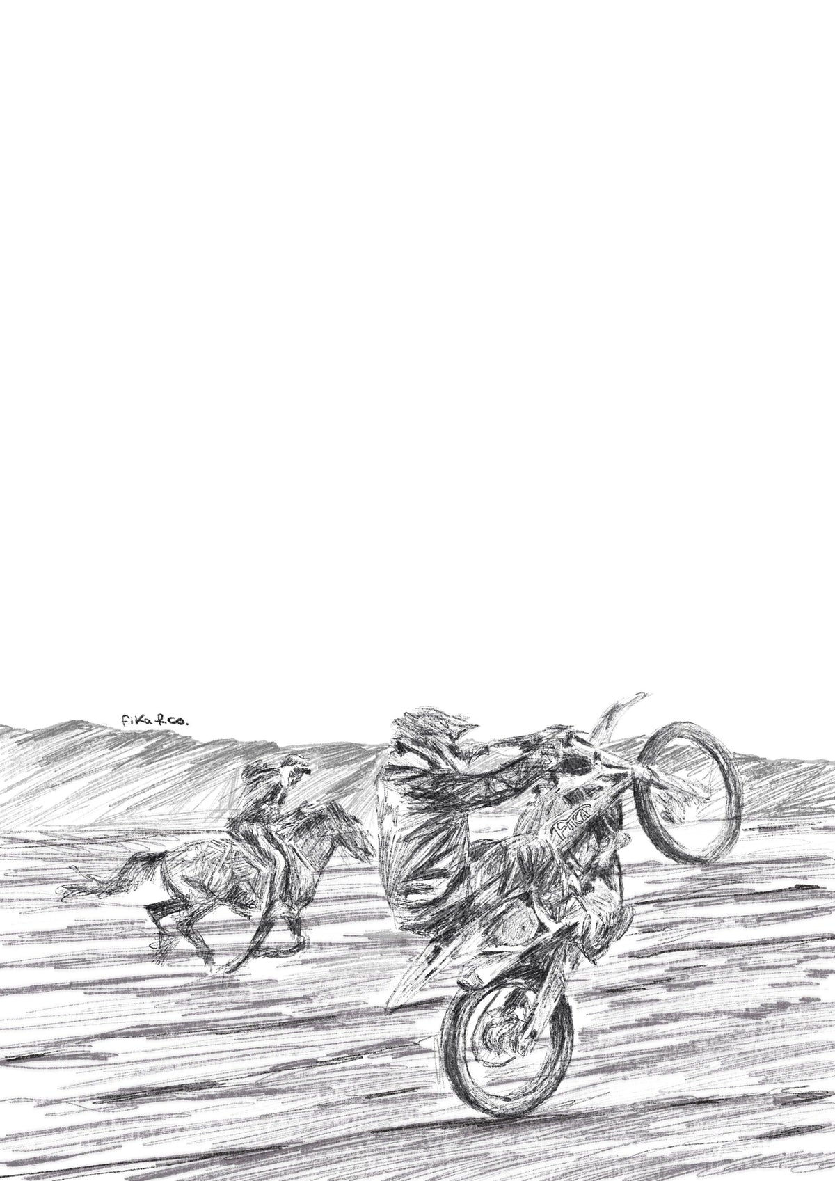 PRINT “Riders on the Beach”