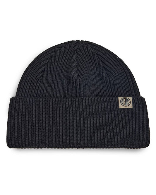 Pill Merino Beanie - Black: Black / OS