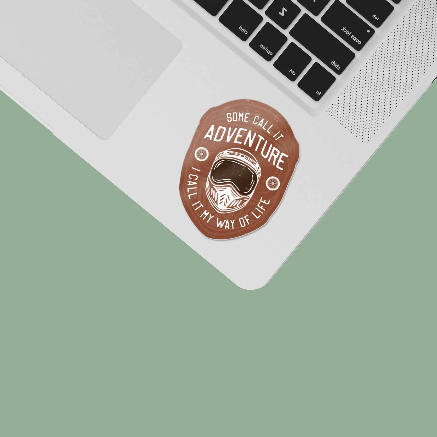 Some Call it Adventure Motorcycle Quote Sticker