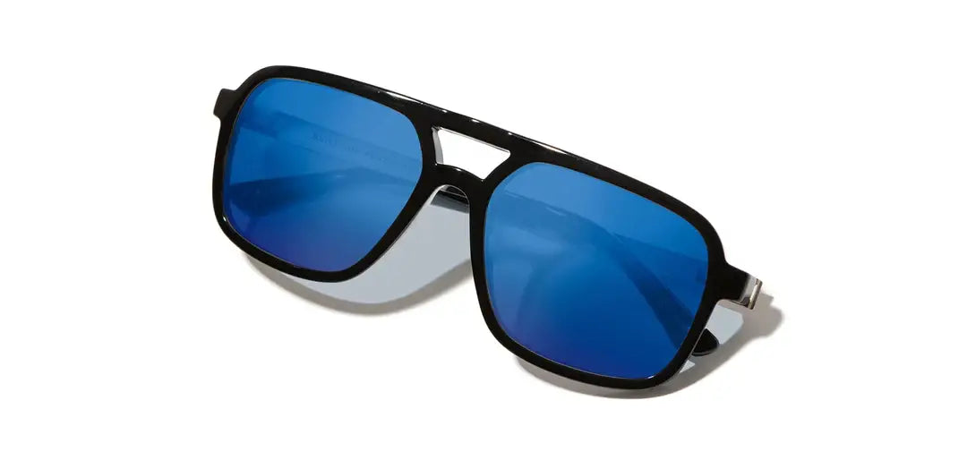CAMP Glacier Sunglasses - Black: HD Plus Polarized Blue Flash
