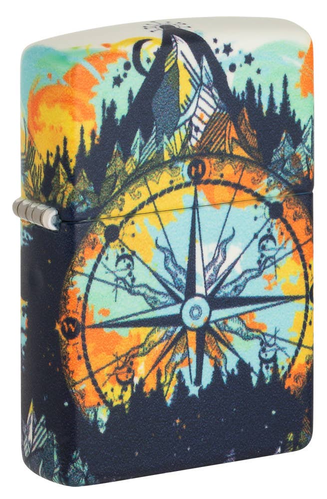 Zippo Compass 540 Color Glow In The Dark Windproof Lighter