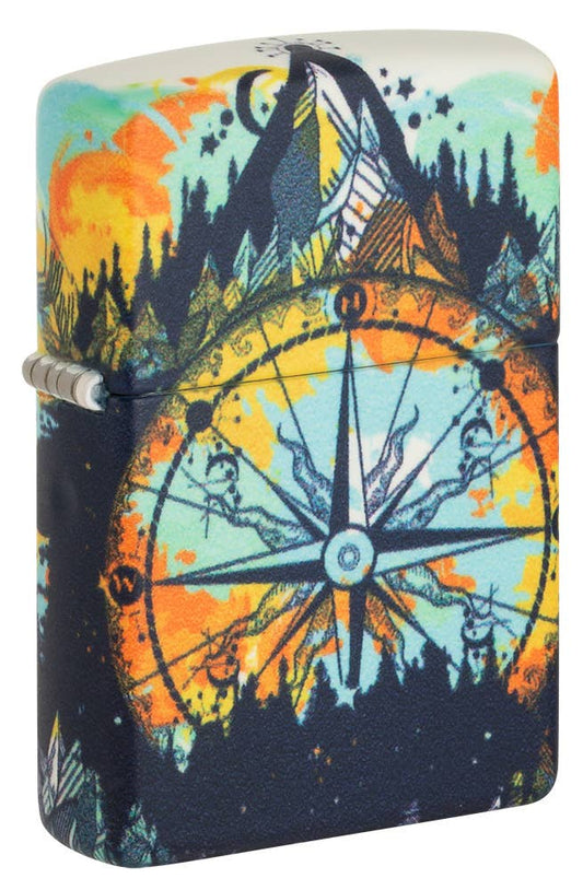 Zippo Compass 540 Color Glow In The Dark Windproof Lighter