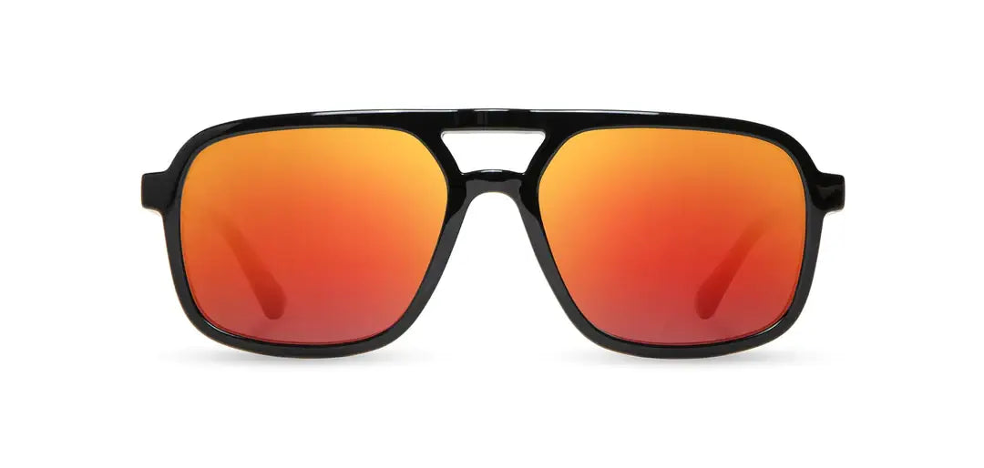 CAMP Glacier Sunglasses - Black: Basic Polarized Grey