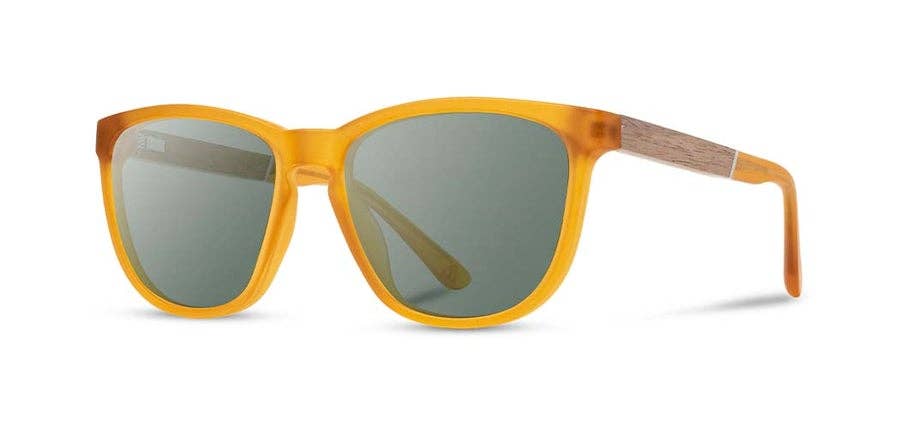 CAMP Arrowcrest Sunglasses - Matte Orange: Matte Orange / Walnut / HD Plus Polarized Blue Flash