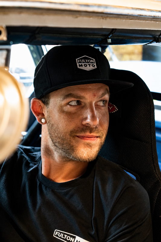 Fulton Moto high crown hat