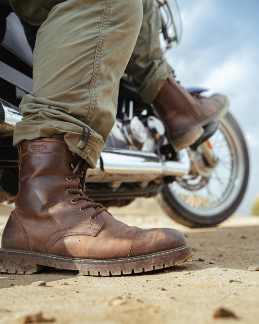 Buff Leather Boots Brute - Mocha