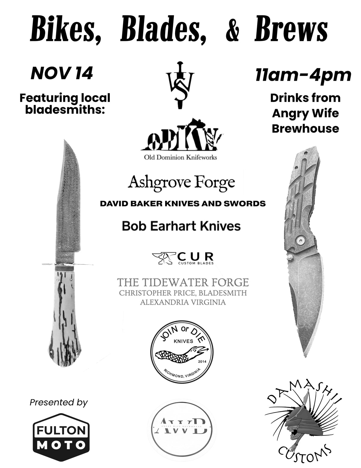 Bikes, Blades and Brews