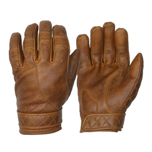 Short Cuff Bobber Gloves - Waxed Brown