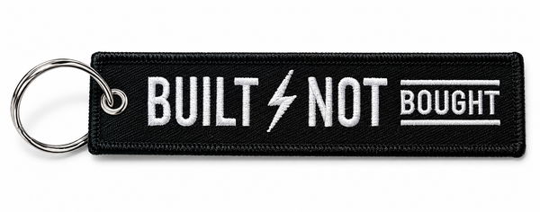 Built Not Bought - Moto Keychain