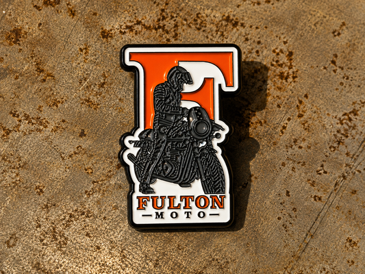 Fulton Moto Cafe Rider Pin