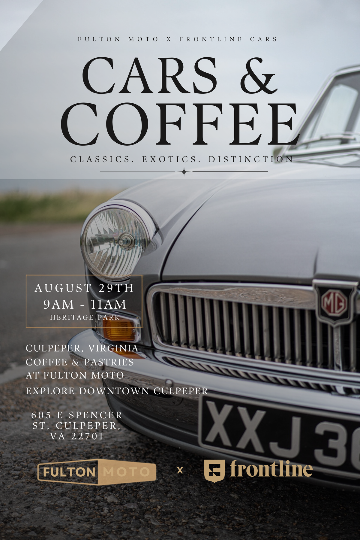 Culpeper Cars and Coffee! Classics, Exotics, Distinction