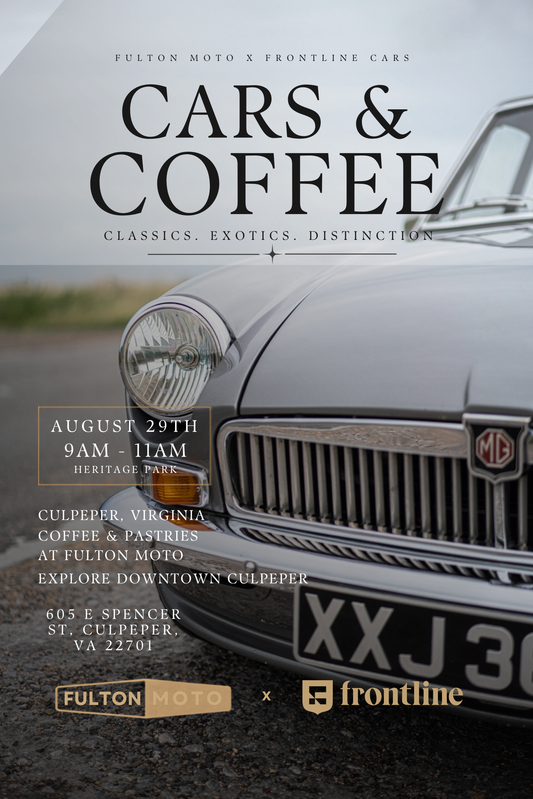 Culpeper Cars and Coffee! Classics, Exotics, Distinction