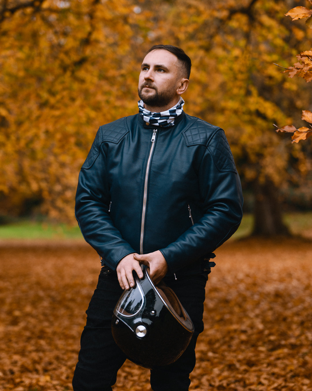 The '76 Cafe Racer Jacket - Midnight Blue