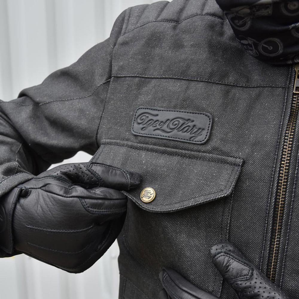 Worker Coated Denim Jacket | Raw