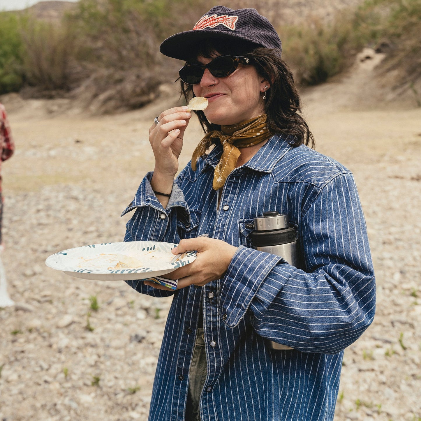 Dust Up Denim Snapshirt