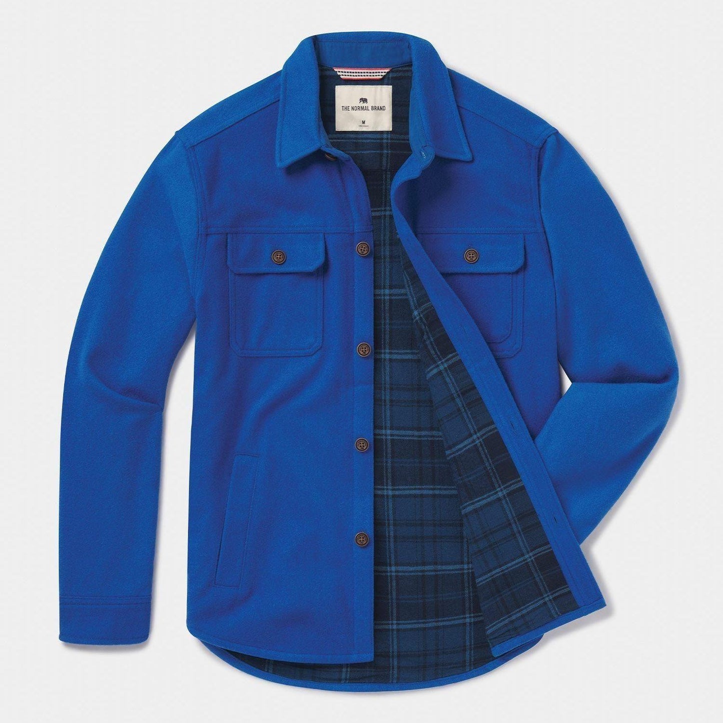 Brightside Flannel Lined Workwear Jacket | Cobalt
