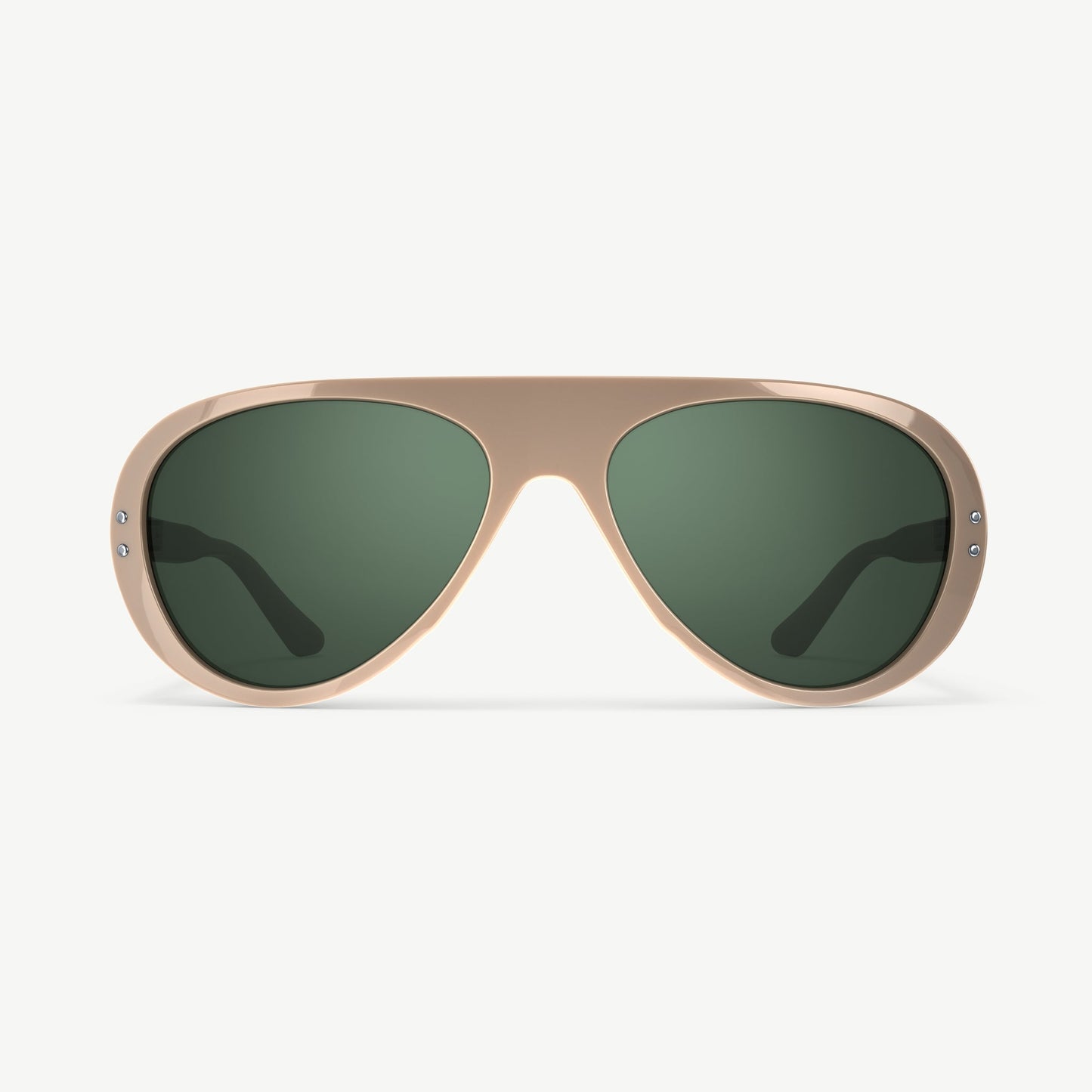 VALLON Moto Aviators Sunglasses - Desert Green