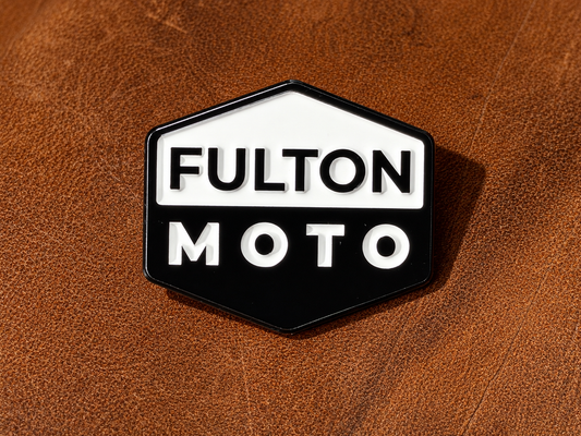 Fulton Moto Logo Pin