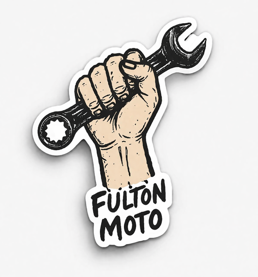 Wrench Hand Sticker