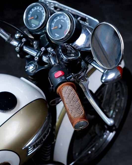 Haberdash Grips 12cm Cognac