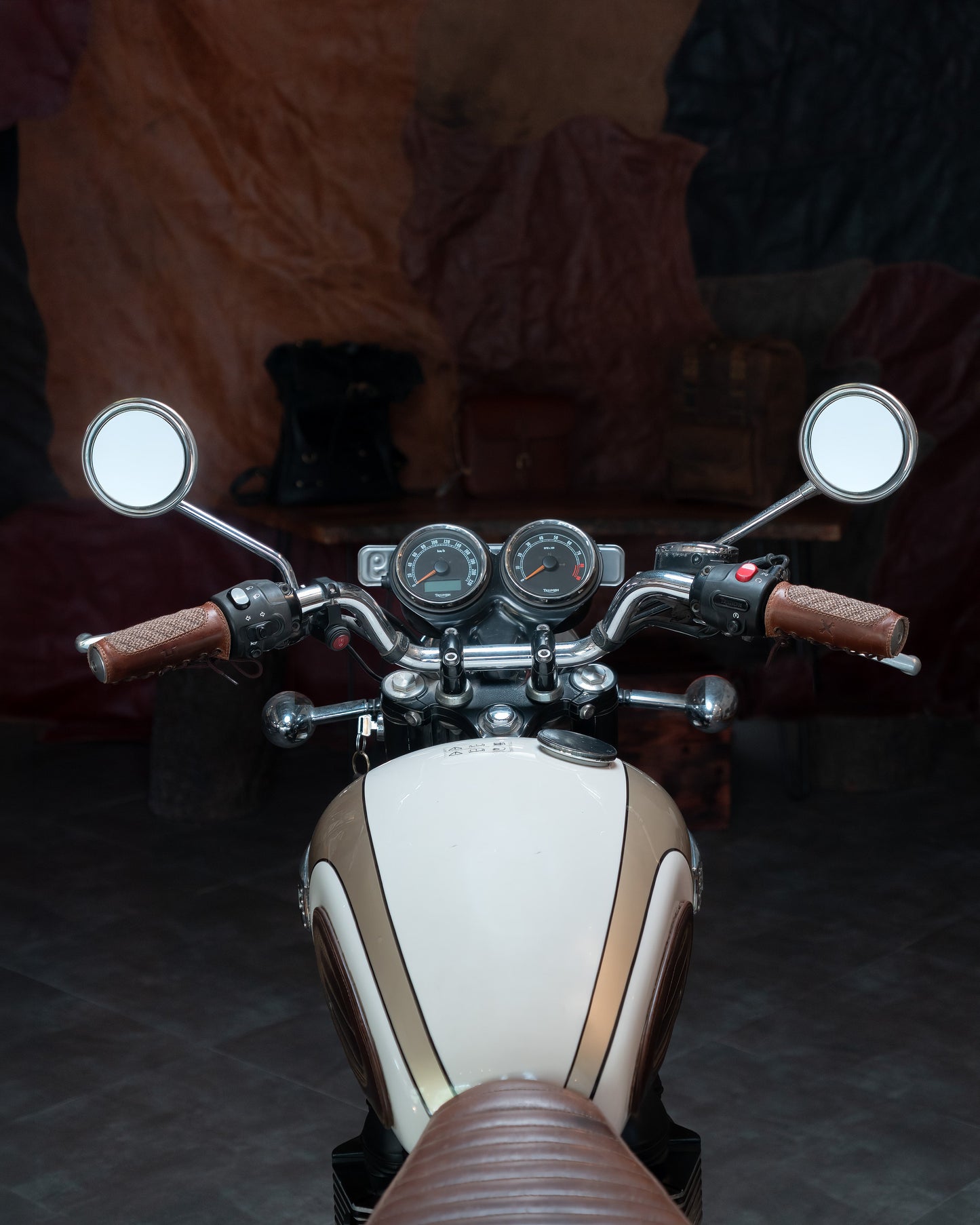 Haberdash Grips 12cm Cognac