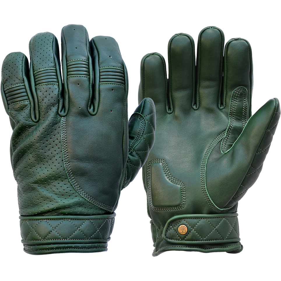 Short Cuff Bobber Gloves - Racing Green