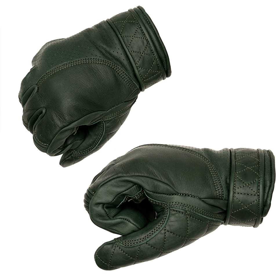 Short Cuff Bobber Gloves - Racing Green