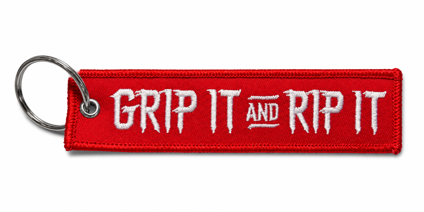 GRIP IT and RIP IT- Moto Keychain
