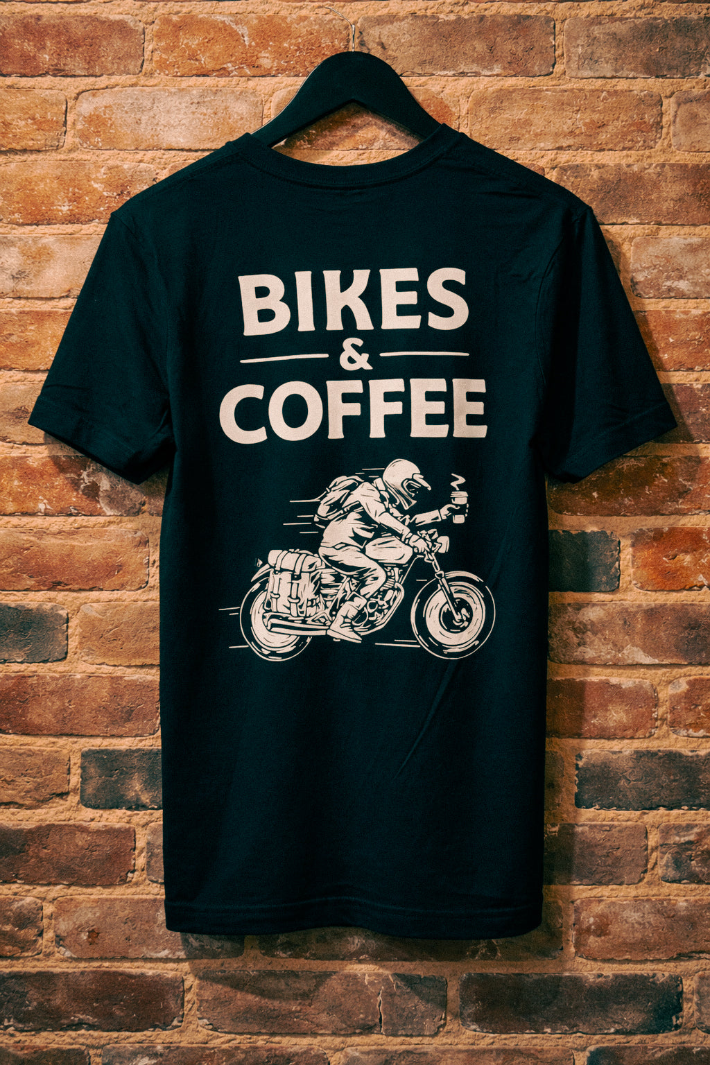 Fulton Moto Bikes and Coffee Shirt