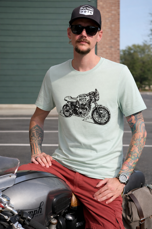 Fulton Moto Thruxton Flames Shirt