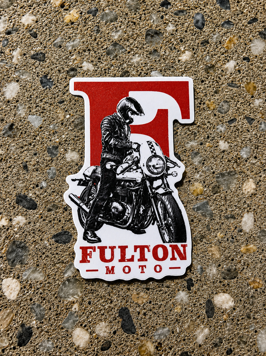 Fulton F Café Racer Sticker