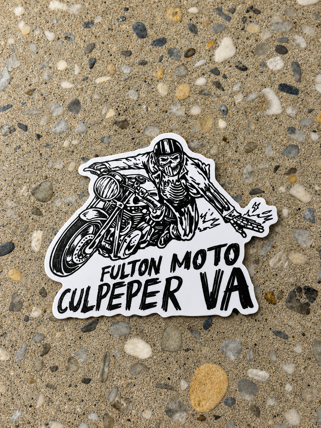 Skull Rider Sticker